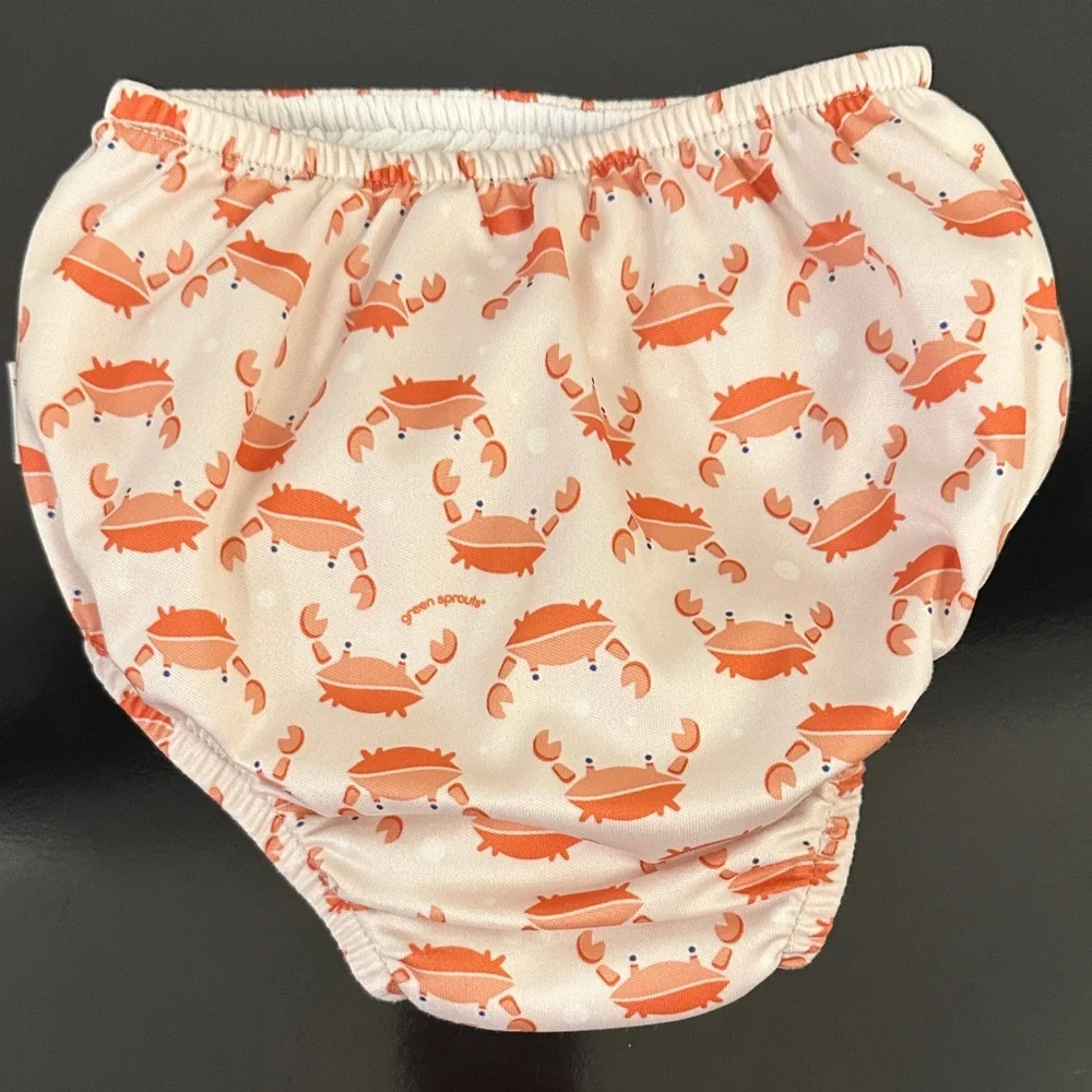 Adorable Crab Print Diaper Cover